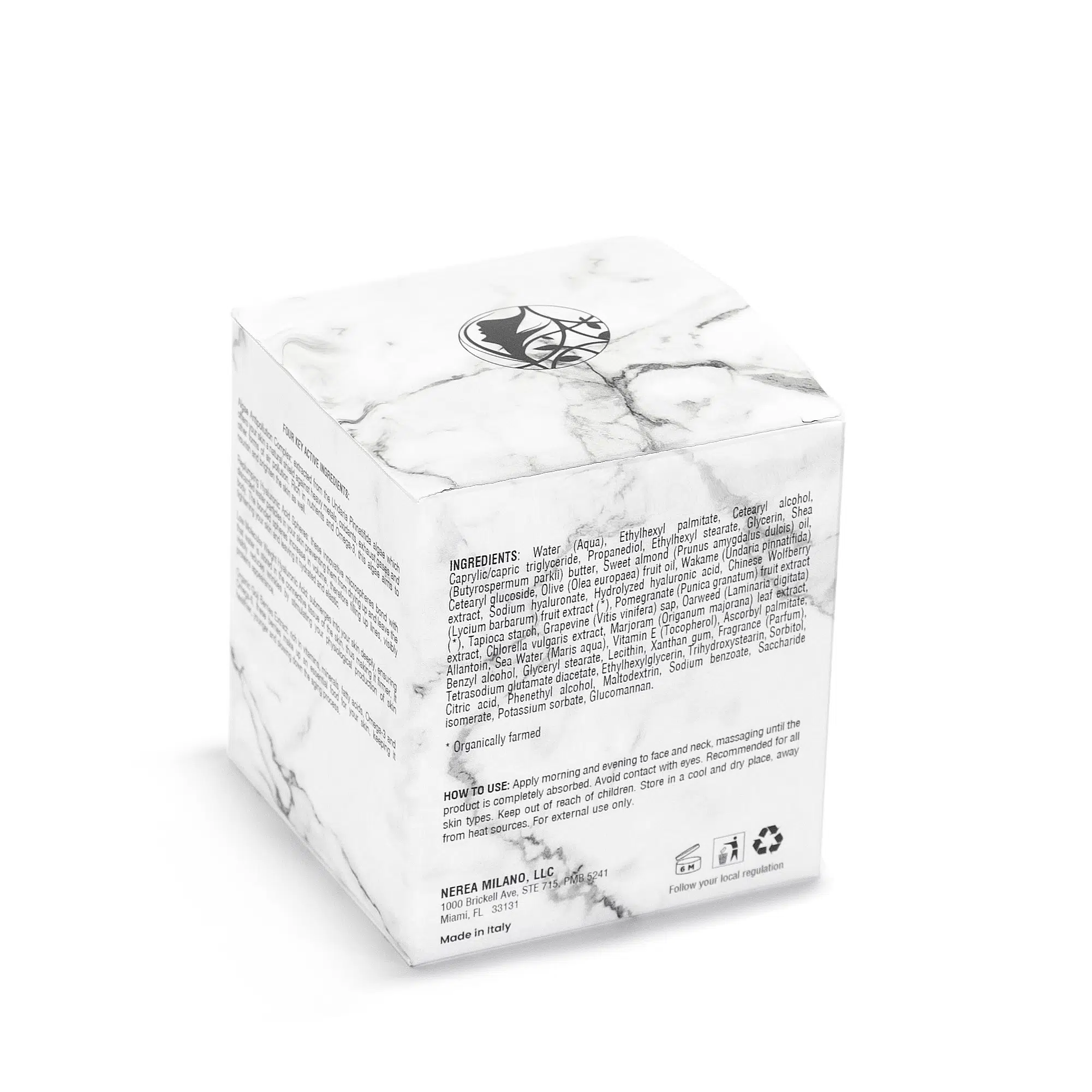 Florida Organic Anti-age Cream Box Back