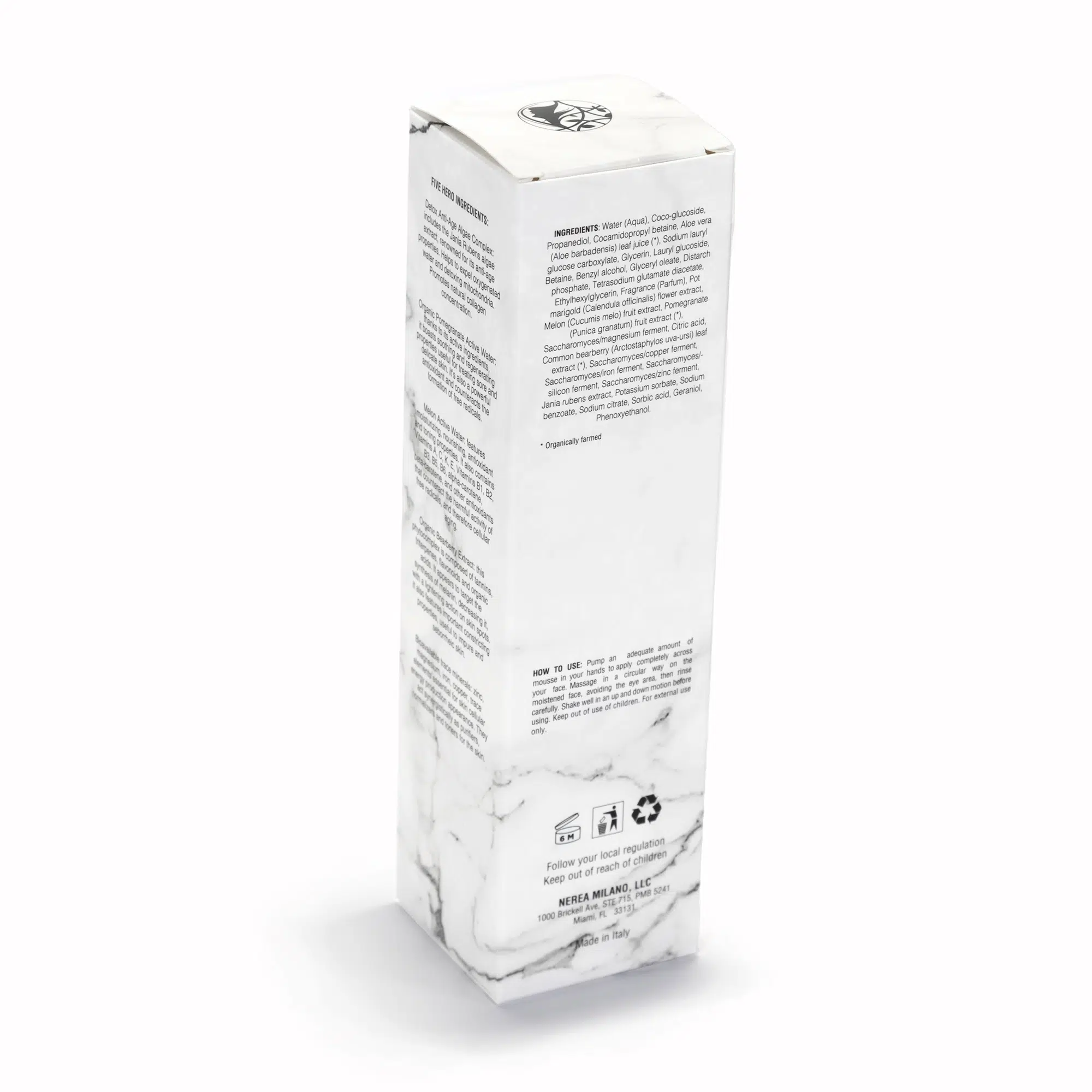 Nuvola Cleanser Box Back