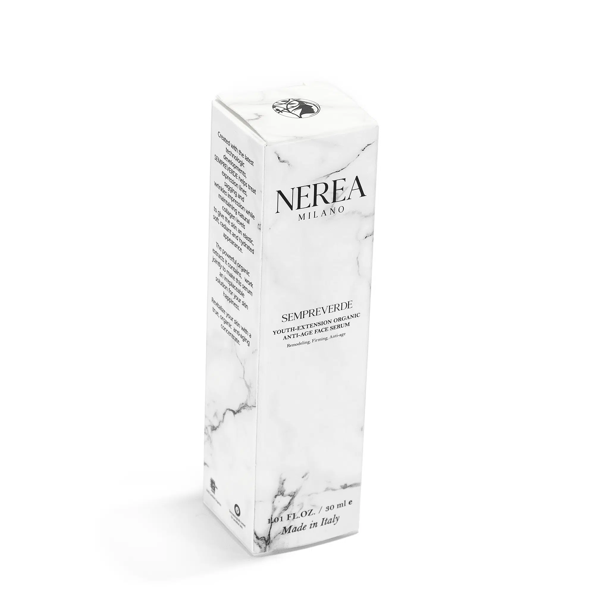 Sempreverde Face Serum Box Front