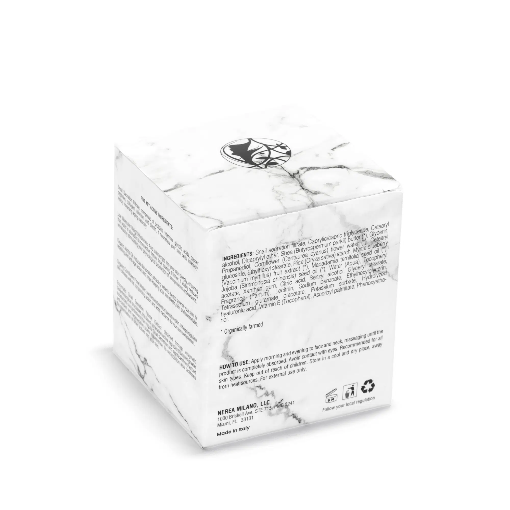 Spirale Cream Box Back Cover